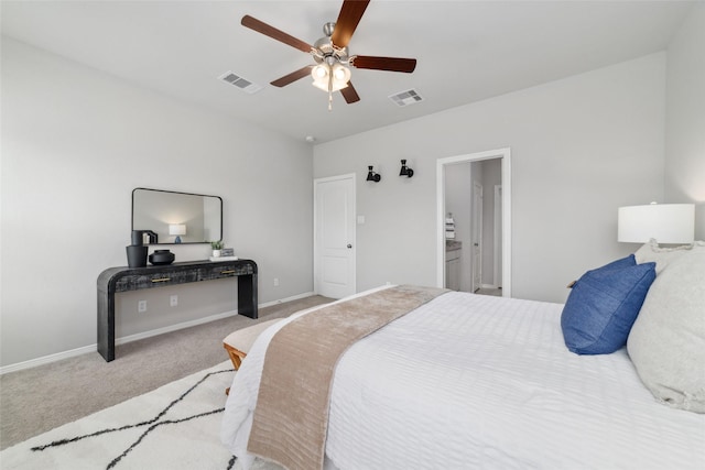 25807 Boxwood Hedge Ln, Tomball, TX 77375 - bedroom with carpet, baseboards, and ceiling fan