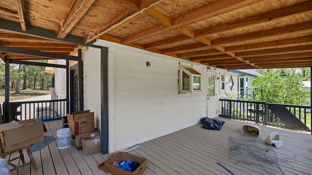 368 Riddle Rd, Cedar Creek, TX 78612 - view of wooden deck