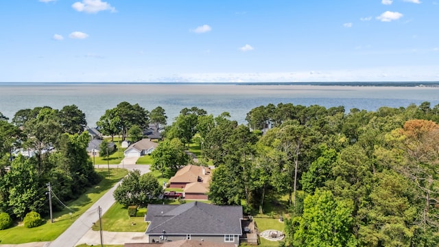 129 Bridgepoint, Onalaska, TX 77360 - aerial perspective of suburban area featuring a large body of water