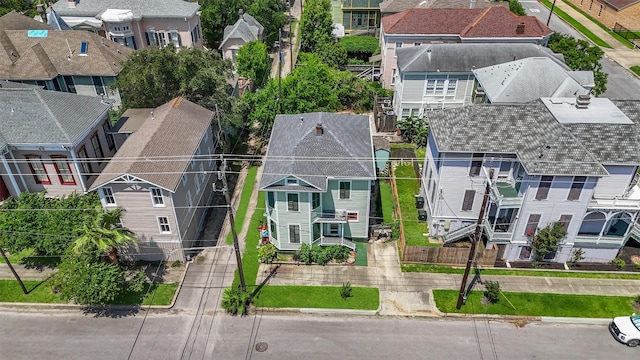 811 18th St, Galveston, TX 77550 - aerial perspective of suburban area