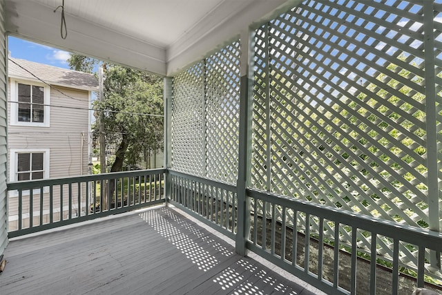 811 18th St, Galveston, TX 77550 - view of wooden deck