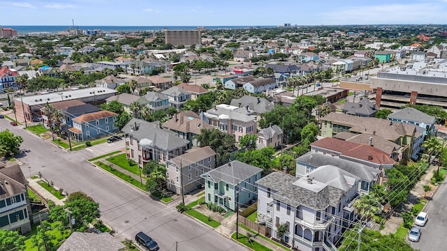 811 18th St, Galveston, TX 77550 - aerial perspective of suburban area