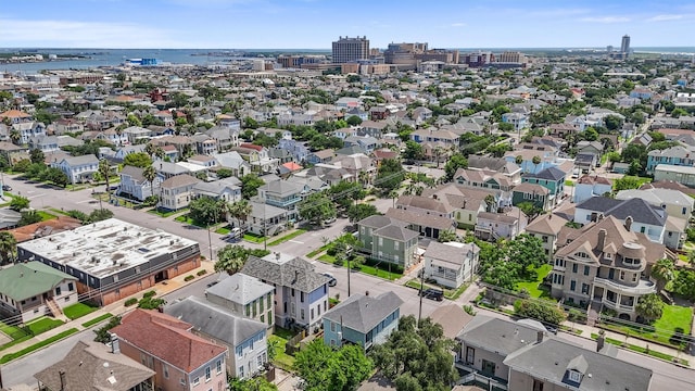 811 18th St, Galveston, TX 77550 - aerial perspective of suburban area