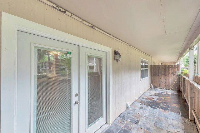 12633 Memorial Dr Unit 179, Houston, TX 77024 - view of patio featuring french doors