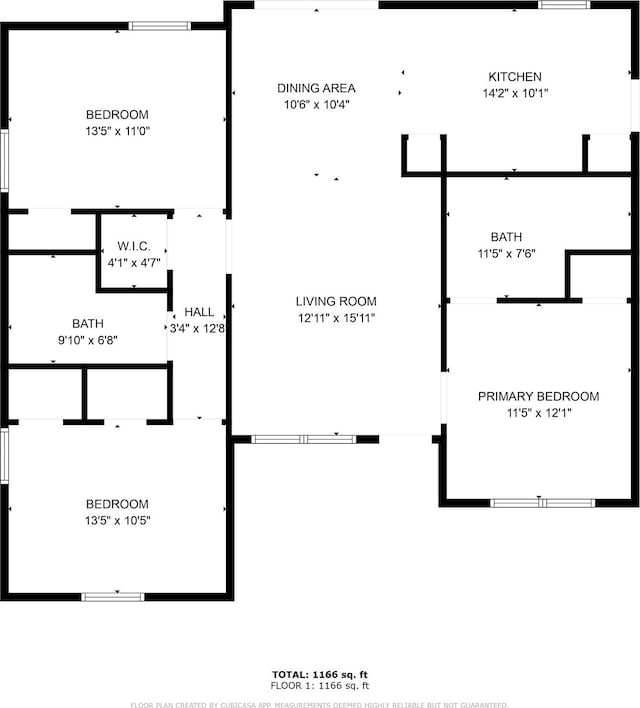 2032 Vince St, Pasadena, TX 77502 - floor plan / room layout