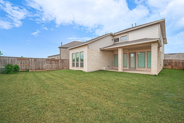 30351 Spragletop View St, Brookshire, TX 77423 - back of house with a patio area and brick siding