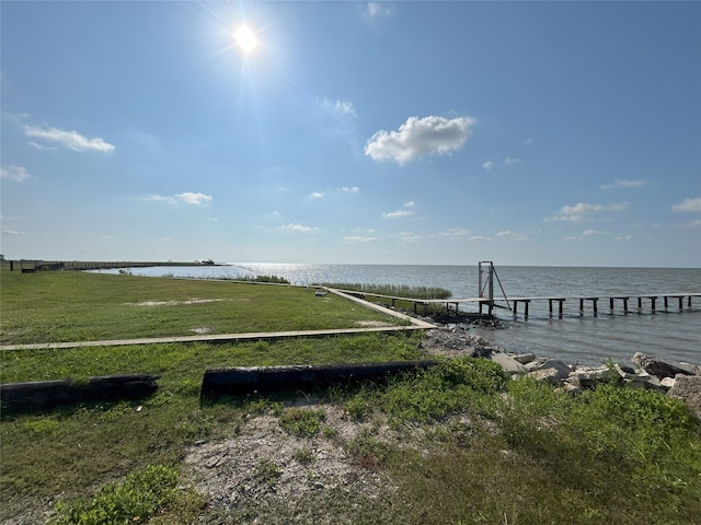 231 Bayshore Rd, Anahuac, TX 77514 - dock with a water view
