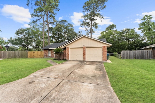 9207 Loren Ln, Houston, TX 77040 - view of front of house featuring brick siding, an attached garage, and concrete driveway