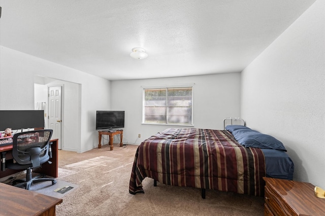 9207 Loren Ln, Houston, TX 77040 - carpeted bedroom with an office area