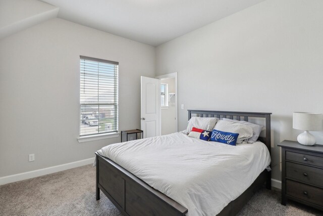531 Campbell Dr, League City, TX 77573 - carpeted bedroom featuring baseboards and lofted ceiling