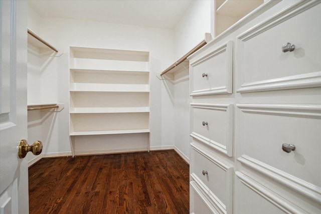 10918 Wickline Dr, Hunters Creek Village, TX 77024 - walk in closet featuring dark wood-style floors