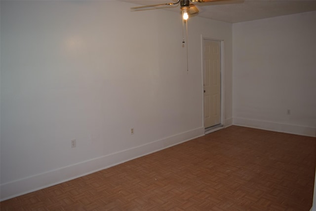 611 Glenvale Dr, Houston, TX 77060 - empty room featuring ceiling fan and baseboards