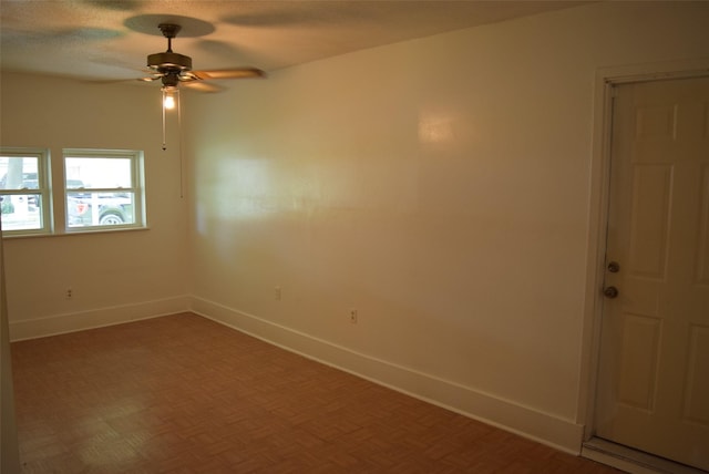 611 Glenvale Dr, Houston, TX 77060 - unfurnished room with a ceiling fan and baseboards