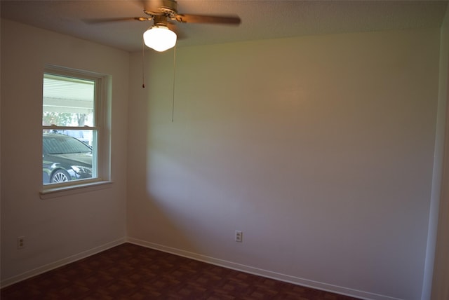 611 Glenvale Dr, Houston, TX 77060 - spare room with baseboards and ceiling fan