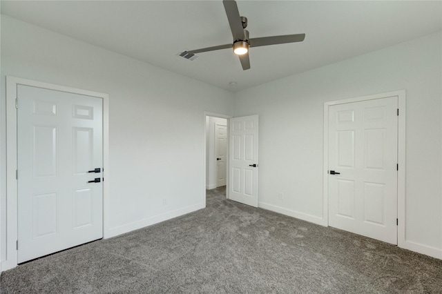 6193 Rd 5503, Cleveland, TX 77327 - unfurnished bedroom with carpet floors, baseboards, and ceiling fan