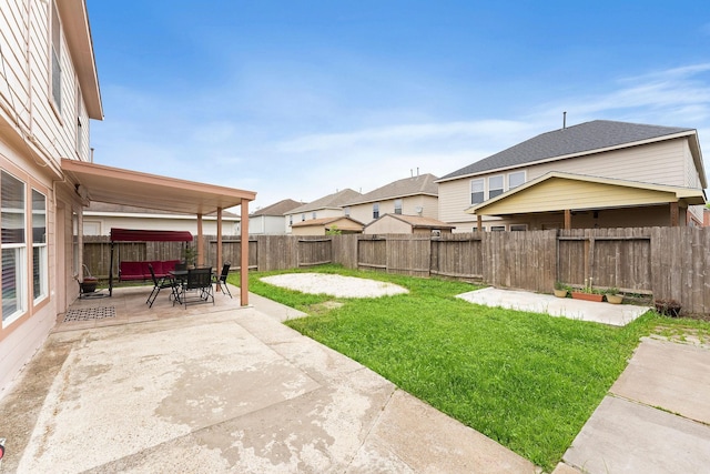 11622 Silent Elm St, Houston, TX 77044 - view of yard with a patio and a residential view