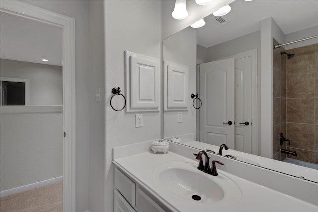 6003 Tarra Firma Dr, Spring, TX 77379 - full bathroom featuring vanity and bathing tub / shower combination