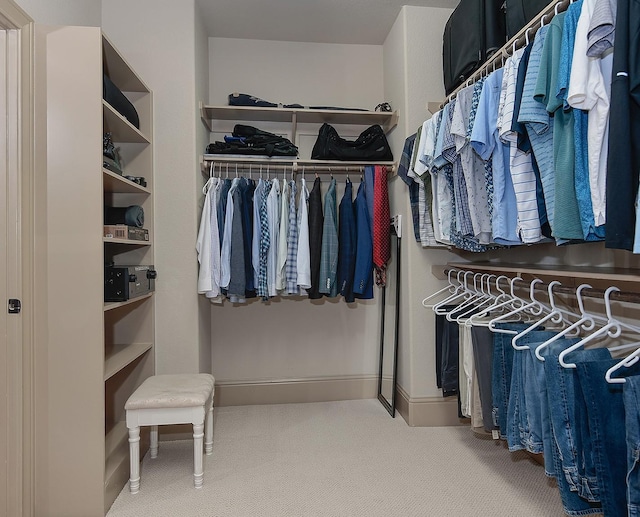 2 Black Cormorant Pl, The Woodlands, TX 77380 - walk in closet featuring carpet flooring