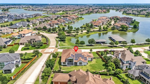 19111 N Frio River Cir, Cypress, TX 77433 - aerial view of residential area with a nearby body of water
