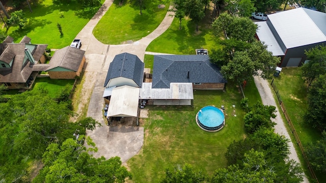 31614 Debbi Ln, Magnolia, TX 77355 - aerial view of a pool area