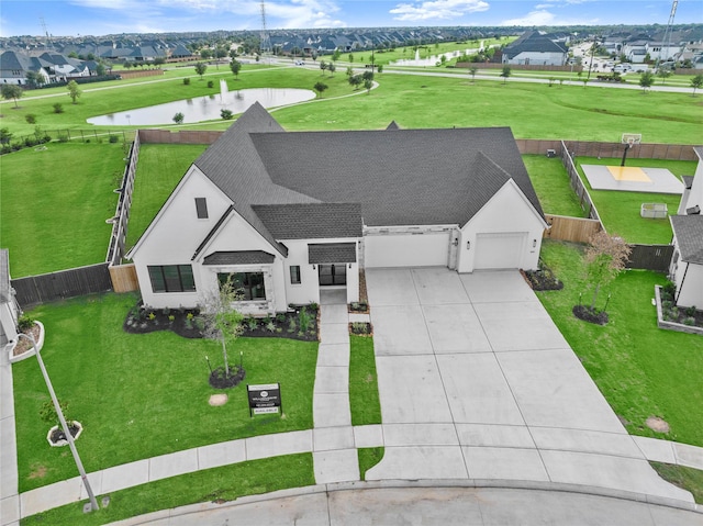 6727 Pine Haven Ct, Katy, TX 77493 - aerial view of residential area with a nearby body of water