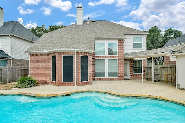 1623 Heddon Falls Dr, Sugar Land, TX 77479 - view of swimming pool featuring a patio area