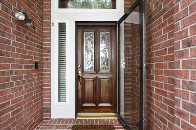 1623 Heddon Falls Dr, Sugar Land, TX 77479 - property entrance with brick siding
