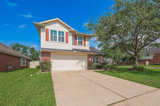 4223 Warwick Dr, Pasadena, TX 77504 - traditional home featuring brick siding, a garage, and driveway