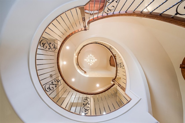 4310 Feagan St Unit A, Houston, TX 77007 - view of staircase