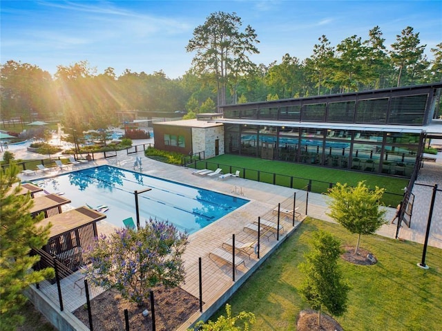 127 Evening Tide Ct, Conroe, TX 77318 - view of community pool