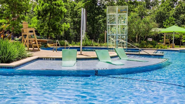 127 Evening Tide Ct, Conroe, TX 77318 - community pool featuring view of scattered trees