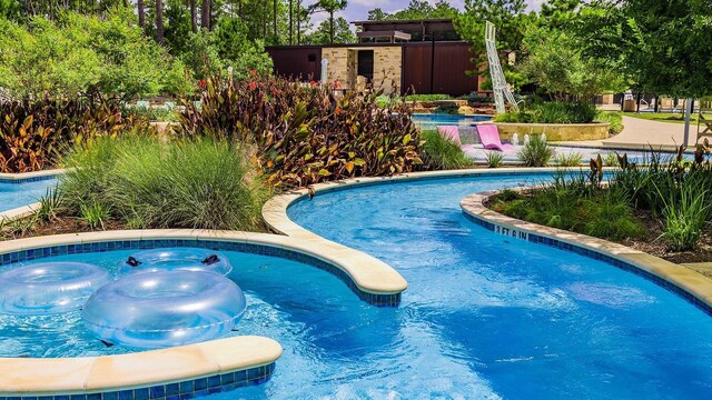 127 Evening Tide Ct, Conroe, TX 77318 - view of swimming pool
