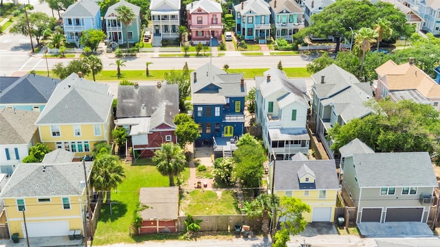 1416 Rosenberg St, Galveston, TX 77550 - aerial perspective of suburban area