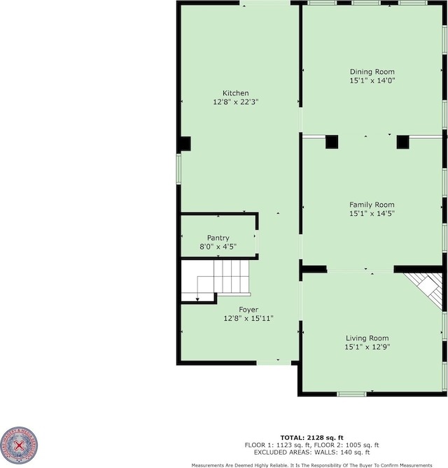 1416 Rosenberg St, Galveston, TX 77550 - property floor plan
