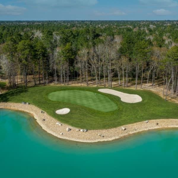 21742 Grayson Highlands Way, Porter Heights, TX 77365 - view of property location featuring a golf club and a nearby body of water