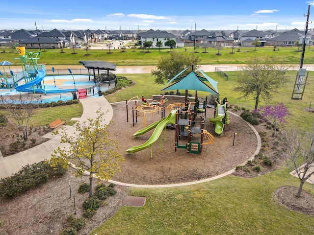 3014 Mcdonough Way, Katy, TX 77494 - communal playground with a residential view and a yard