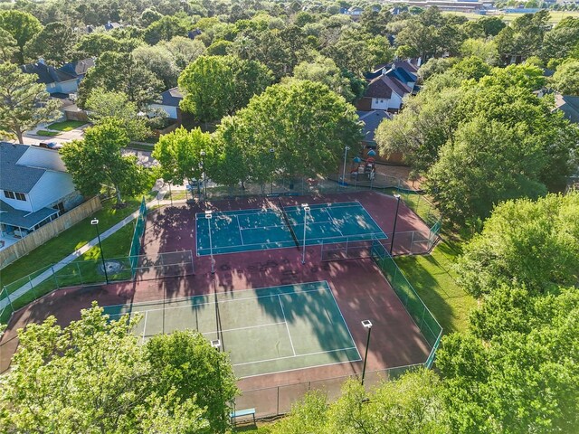 16403 Wellers Way, Houston, TX 77095 - aerial overview of property's location featuring property parcel outlined