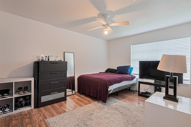 211 Aberdeen St, Stafford, TX 77477 - bedroom featuring light wood-style flooring and a ceiling fan