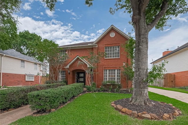211 Aberdeen St, Stafford, TX 77477 - traditional-style house featuring brick siding