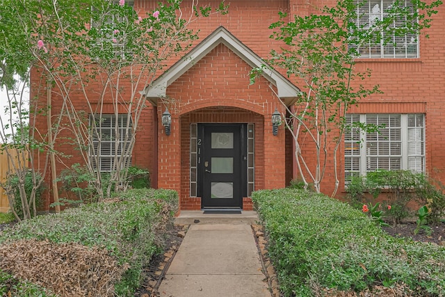 211 Aberdeen St, Stafford, TX 77477 - property entrance featuring brick siding