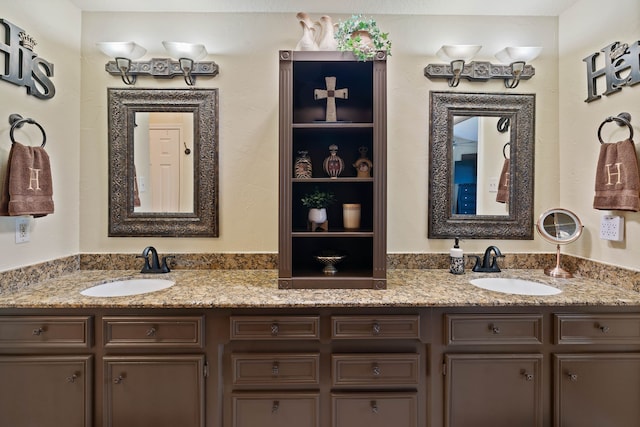 2117 Gunwale Cir, Willis, TX 77318 - full bathroom featuring double vanity
