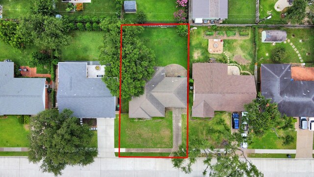 1831 Watercrest Dr, Houston, TX 77008 - aerial overview of property's location featuring property boundaries highlighted