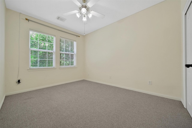 3006 Nickleby Ct, Katy, TX 77494 - empty room featuring carpet floors, ceiling fan, and baseboards