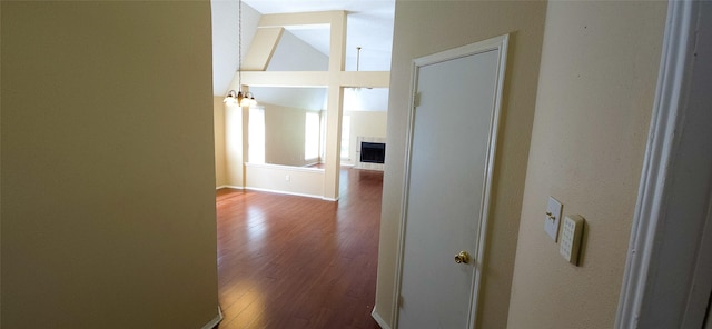 1538 Ridgebriar Dr, Houston, TX 77014 - corridor featuring dark wood-type flooring