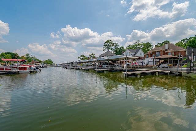 14370 S Summerchase Cir, Willis, TX 77318 - dock with a water view and boat lift