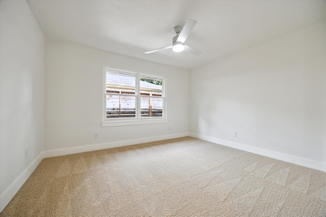 4601 Creekbend Dr, Houston, TX 77035 - empty room featuring ceiling fan and light colored carpet