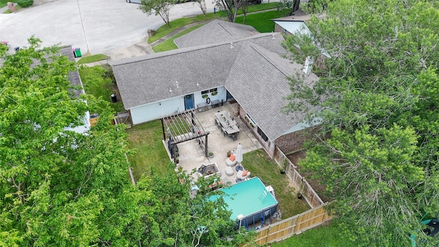 23910 Spring Day Ln, Spring, TX 77373 - view from above of property