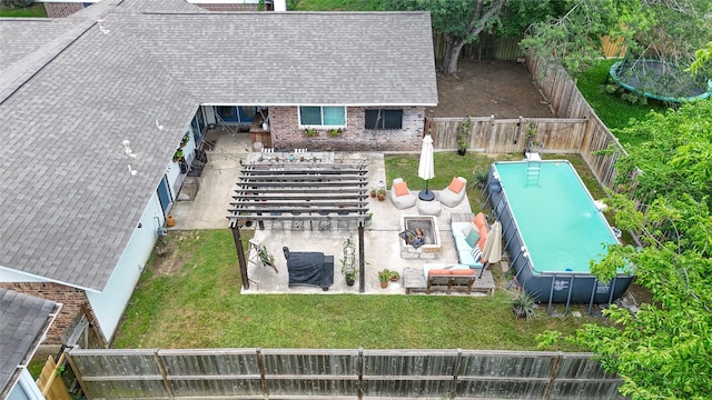 23910 Spring Day Ln, Spring, TX 77373 - aerial view of property and surrounding area