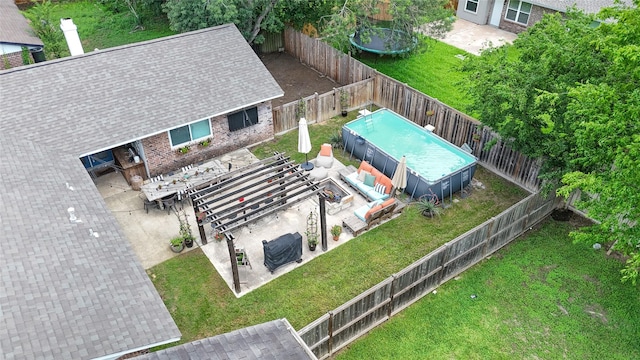 23910 Spring Day Ln, Spring, TX 77373 - aerial view of property and surrounding area