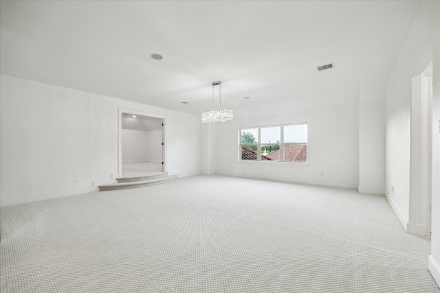 19 Sanctuary Trl, Missouri City, TX 77459 - spare room with light carpet and a chandelier